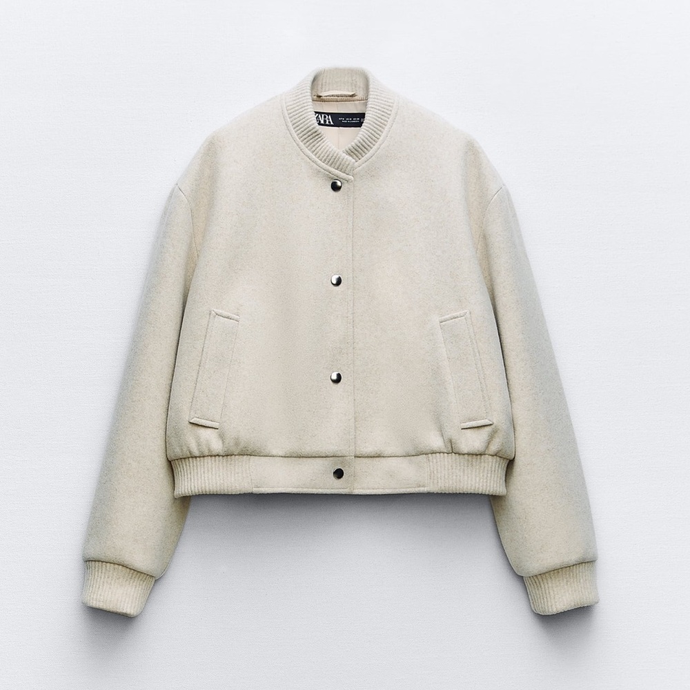 Zara Soft Bomber Jacket